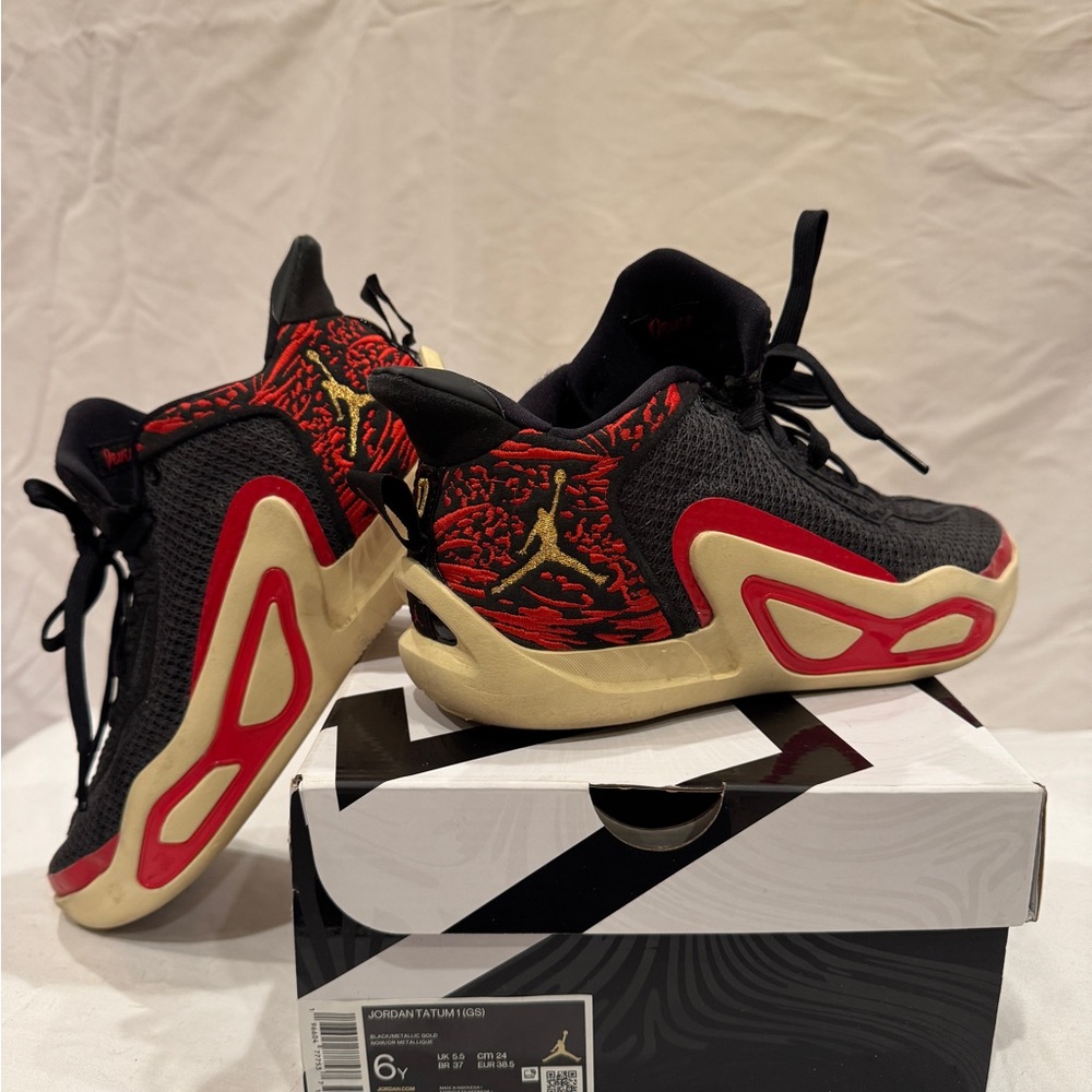 Jordan Kids Sneakers Black and Red